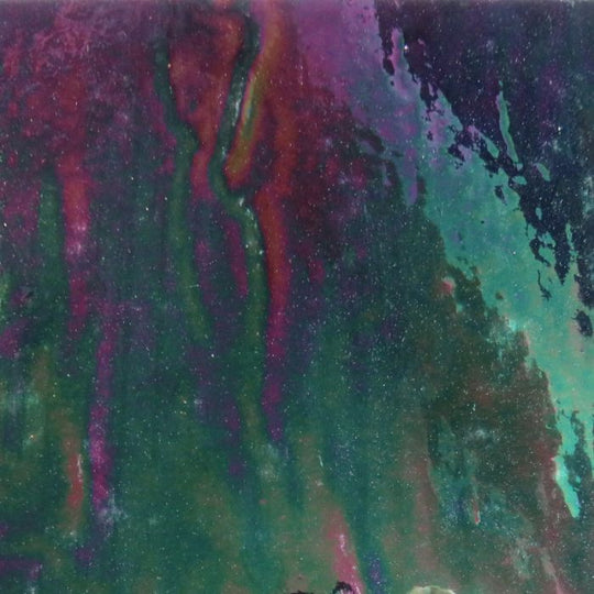 Glasplatte Schwarz Irisiert