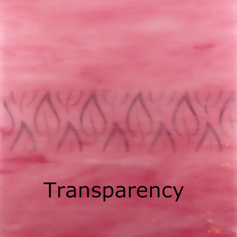 Glass Plate Rose Quartz 