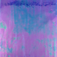 Glass Plate Cobalt Iridescent