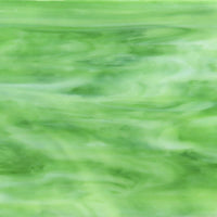 Glass Plate Apple Green 