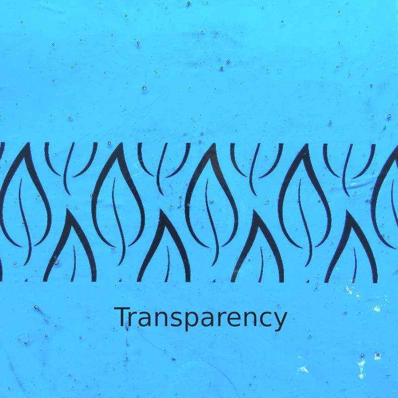 Glasplatte Klarwasser