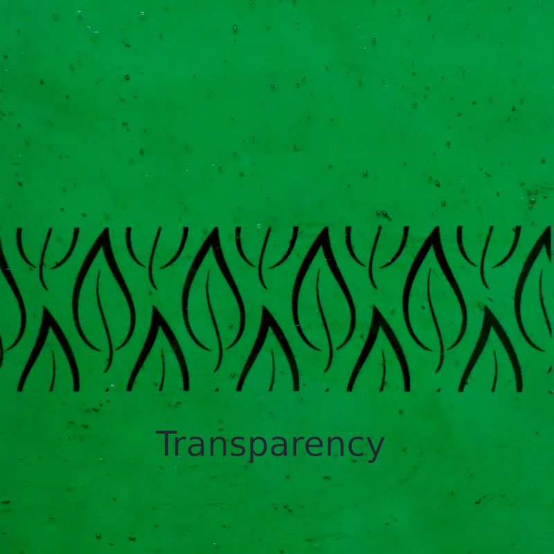 Glass Plate Mid Green