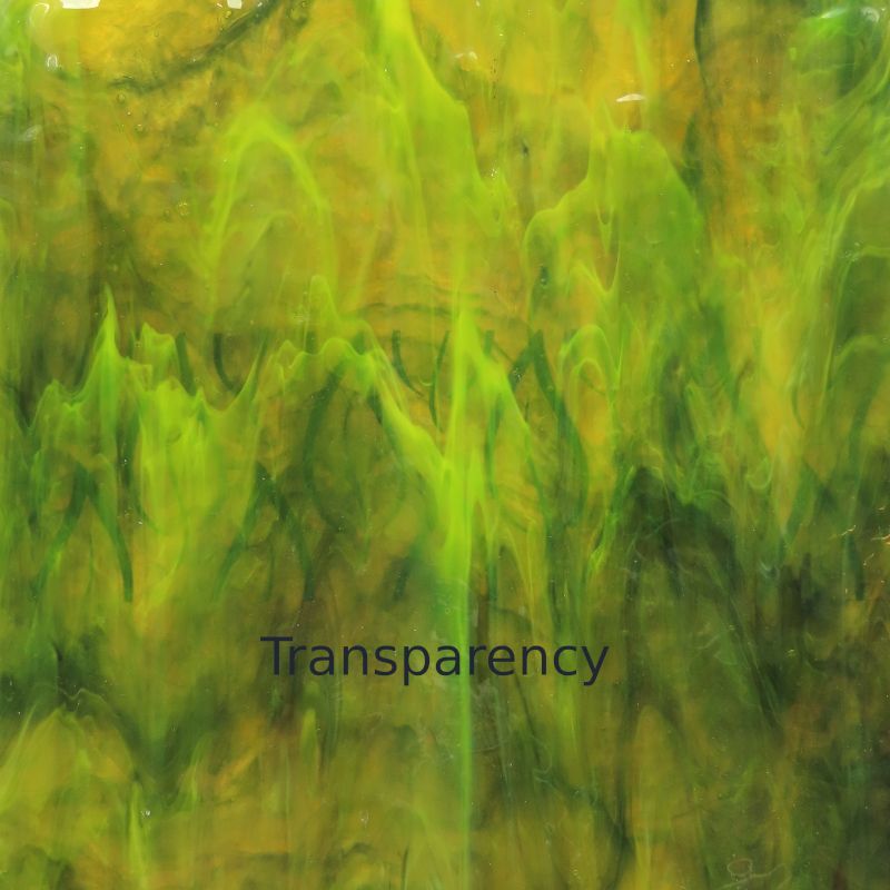 Glasplatte Bernstein Grün Zart