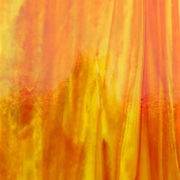Plaque De Verre Orange Foncé Jaune