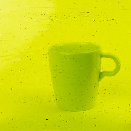 Plaque de Verre Vert Jaune