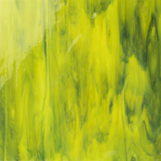 Glass Plate Chartreuse Marble