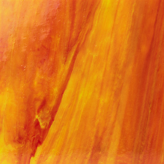 Glass Plate Deep Orange Yellow Texture