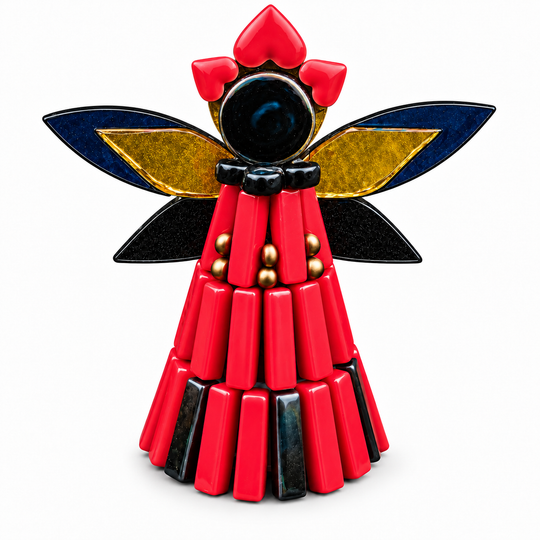 Weihnachtsengel Rot (3 Stück)