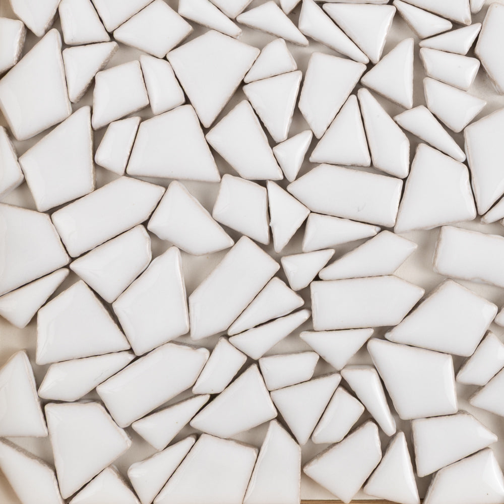 Mini-puzzles de céramique Blanc