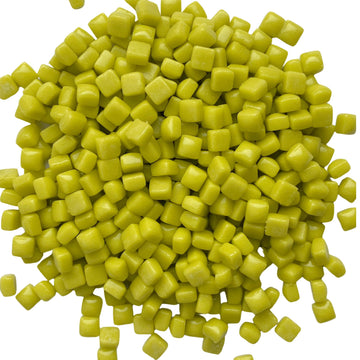 Micro Glass Cubes 4,8mm  Chartreuse