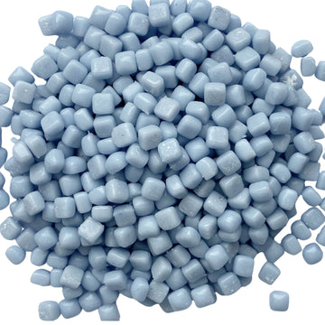 Micro Glass Cubes 4,8mm  Baby Blue