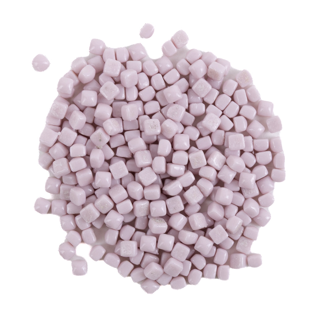Micro Glass Cubes 4,8mm  Pale Pink