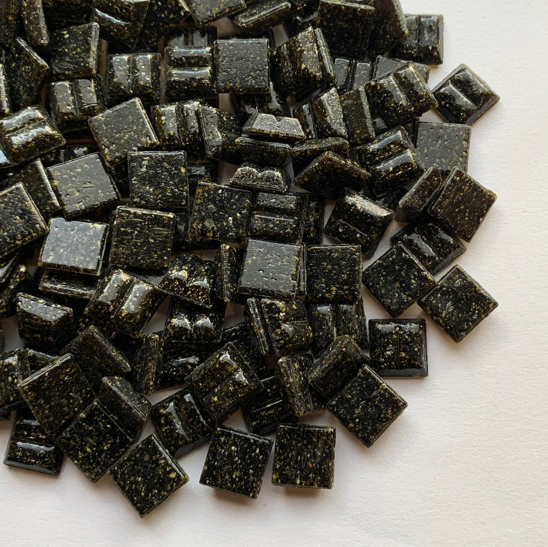 Glasmosaik 10 mm Anthrazit