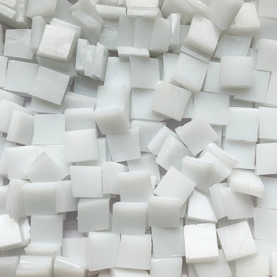 Pâtes De Verre Tiffany 10mm Blanc