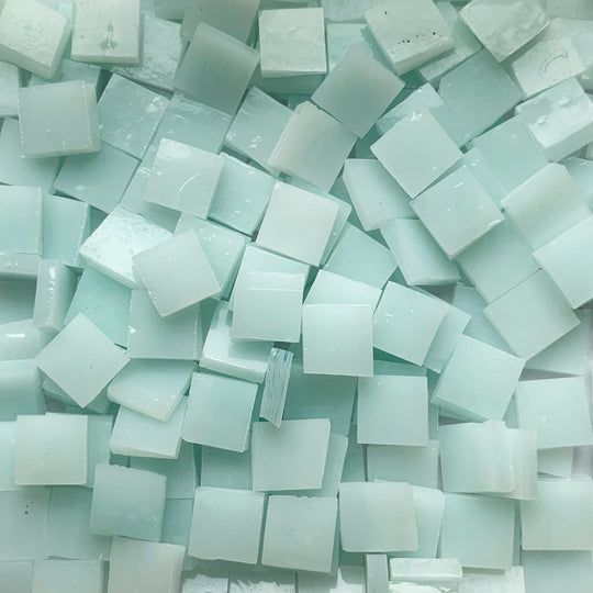Glasmosaik Tiffany Glacier 15mm – Eisblau