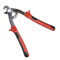 Rubi parrot-beak nippers with curved jaws and ergonomic handles