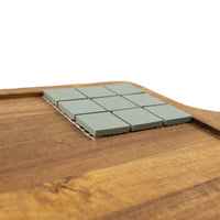 Planche à découper incrustée : Acacia 20 x 40 cm