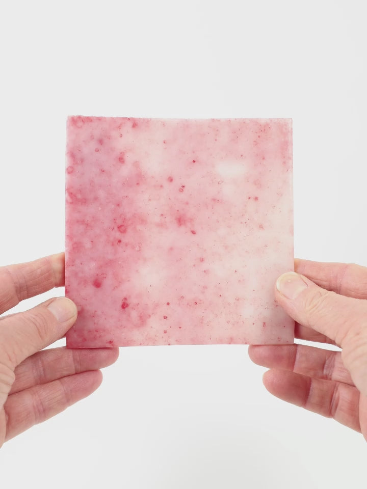 Video showing Morasutti Smalti mosaic tile – coral – 11.5 x 11.5 cm, rotated to show full tile