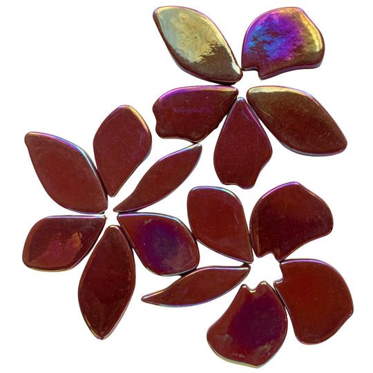 Fallen Petals Pearlised Bordeaux