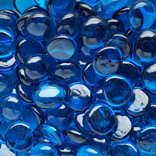 Glass Nuggets 16-20mm  Turquoise Crystal