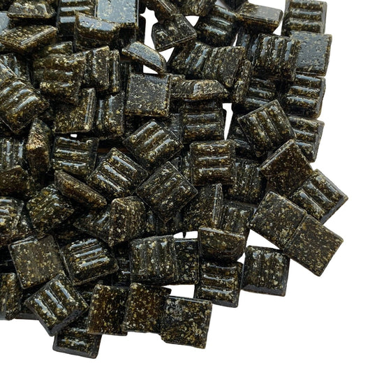 Pâtes de Verre 10mm  Brun Foncé