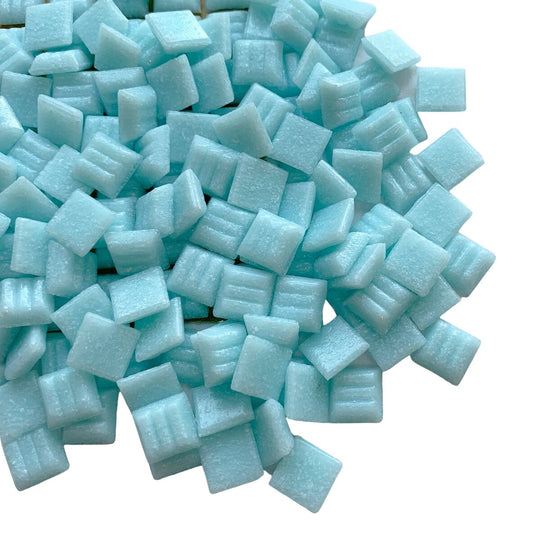 Pâtes de Verre 10mm  Aqua Clair