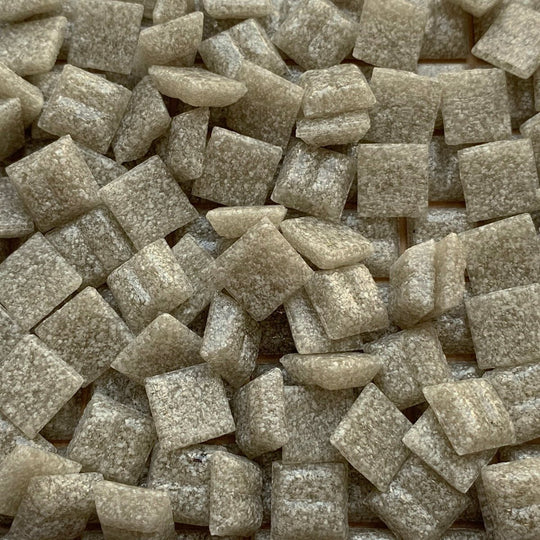 Glasmosaik 10mm  Maus Grau