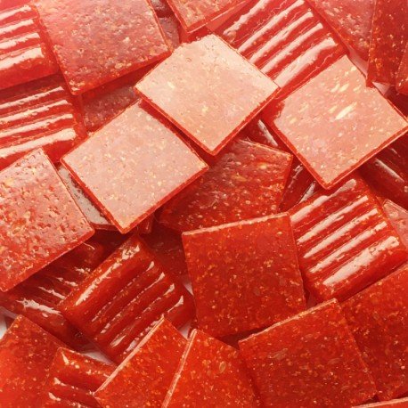 Glass Vitreous 20mm  Chinese Red