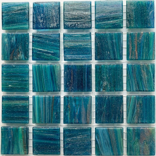 Glasmosaik Gold 20mm  Paradies