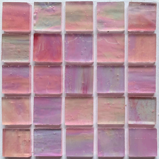 Glasmosaik Tiffany-Glas 20mm  Rose