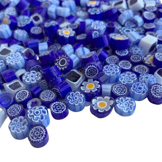 Millefiori Mélange Bleu Foncé