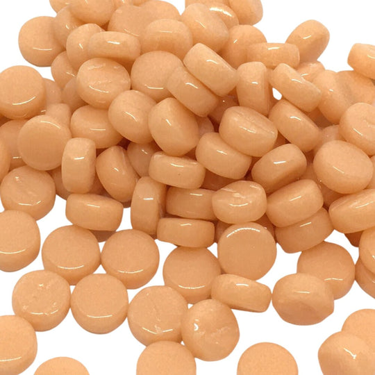 Mini Pastilles De Verre 8mm Abricot