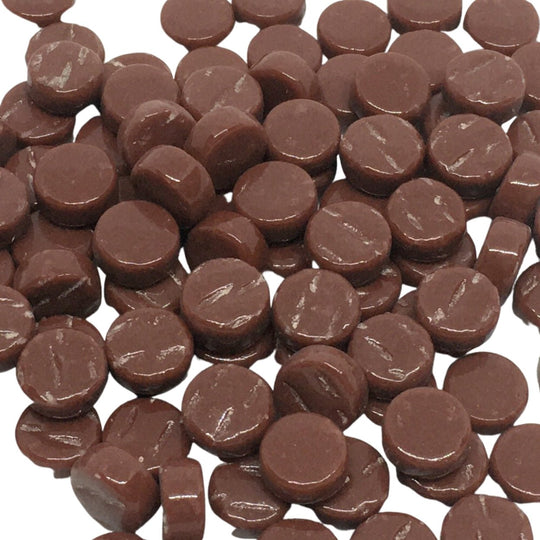 Mini Pastilles De Verre 8mm Bordeaux