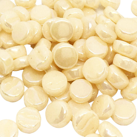 Dots Pearlised 8mm   Blush