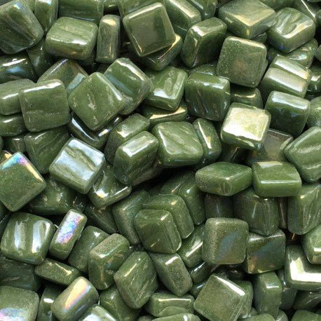 Ottoman Perle 8mm  Tannegrün 