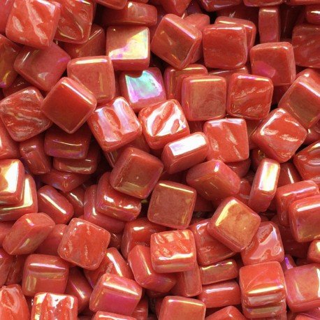 Ottoman Nacré 8mm  Rouge 