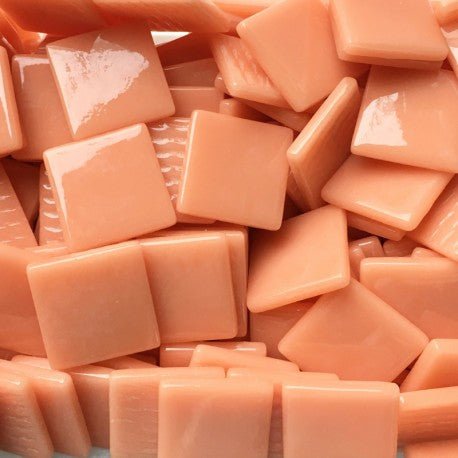 Pâtes De Verre 25mm Abricot