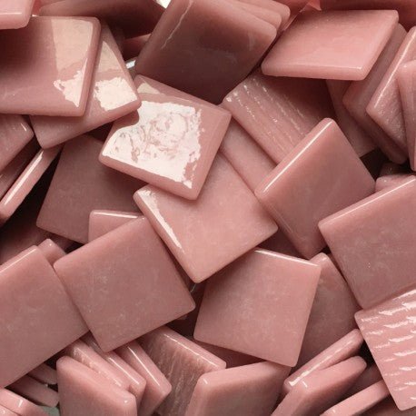 Pâtes De Verre 25mm Rose Foncé