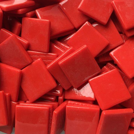 Pâtes De Verre 25mm Rouge