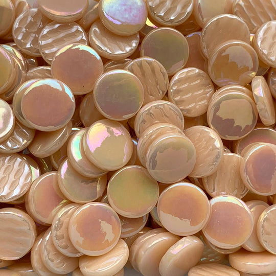 Rounds Pearlised 18mm   Blush