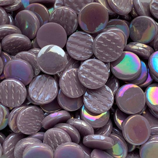 Rounds Pearlised 18mm   Lilac