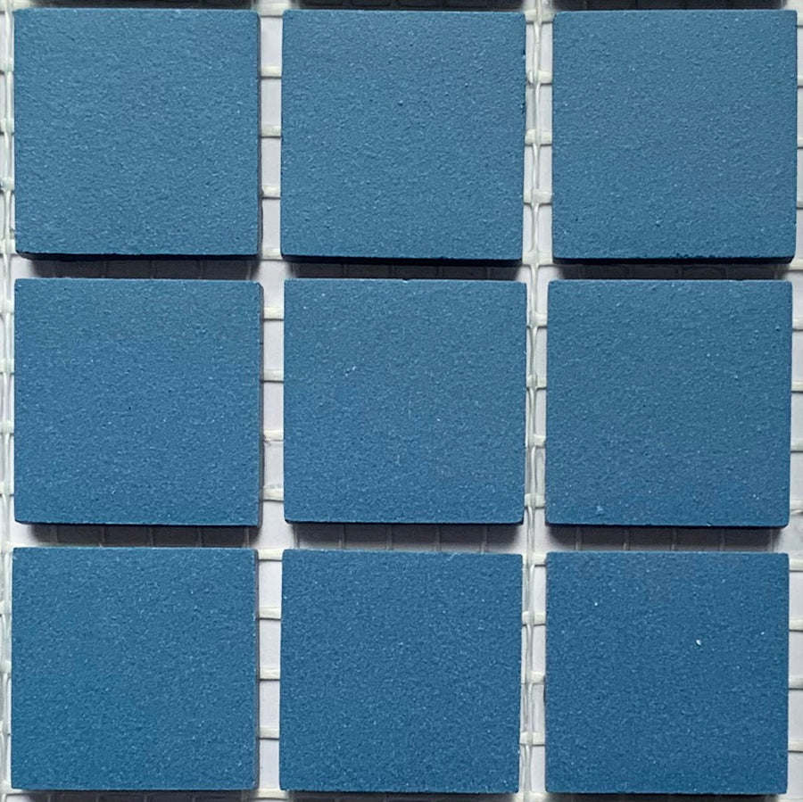 Winckelmans Bleu Nuit – carreaux de mosaïque mats de 20x20 mm sur filet