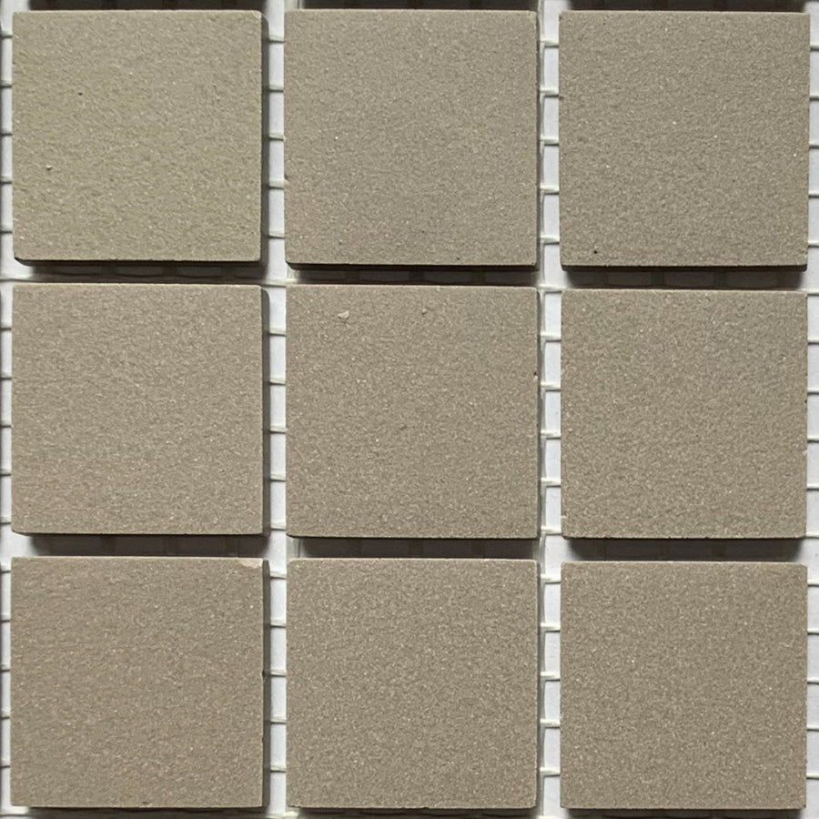 Winckelmans Gris – carreaux de mosaïque mats de 20x20 mm sur filet